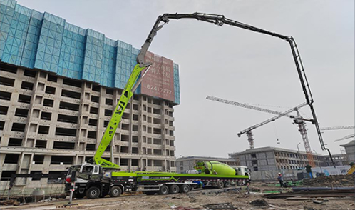Zoomline Truck Mounted Concrete Pump With 6-Section Placing Boom