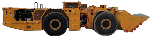 LHD Cargadora y transportista para aplicaciones de minería de roca dura